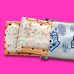 Kellogg's Pop Tarts Frosted Strawberry Sensation Pastry Snacks 8x48g (Case of 6)  Adomoo