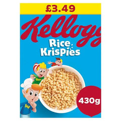 Kellogg's Rice Krispies Breakfast Cereal 7 x 430g (Case of 7)  Adomoo