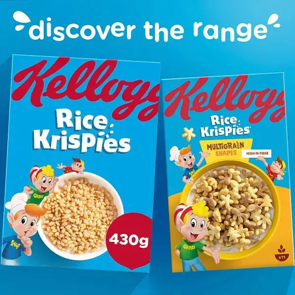 Kellogg's Rice Krispies Breakfast Cereal 7 x 430g (Case of 7)  Adomoo