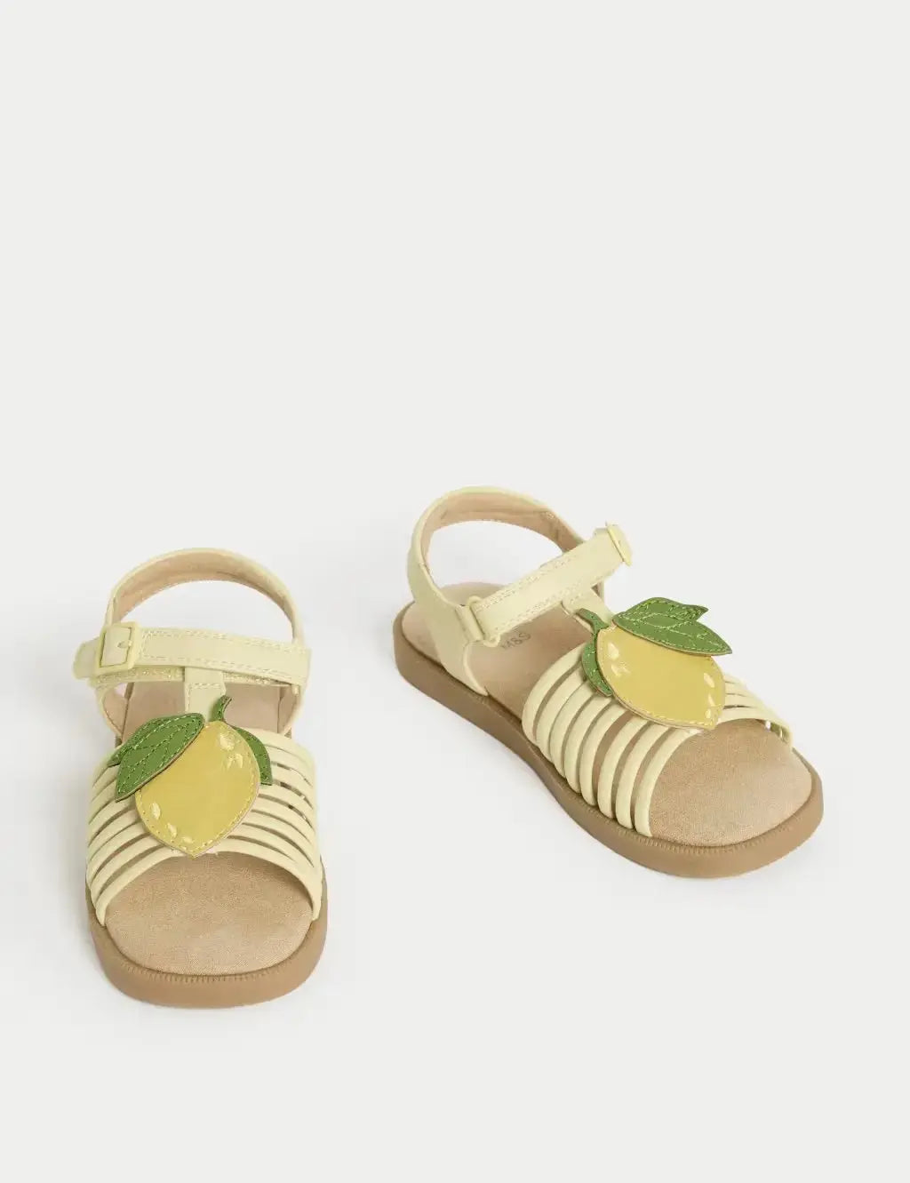 Kids' Lemon Appliqué Sandals (4 Small - 2 Large)  Adomoo