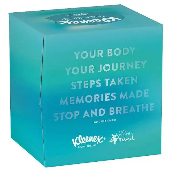 Kleenex Supporting Mind - Single Cube Tissue Box (Case of 12)  Adomoo