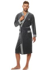 L&L collection Men's bathrobe  Adomoo