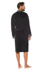 L&L collection Men's velour bathrobe  Adomoo
