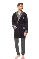 L&L collection Short men's bathrobe  Adomoo