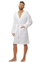 L&L collection men's hooded bathrobe high quality cotton  Adomoo