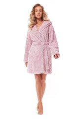 L&L collection one-color womens bathrobe  Adomoo
