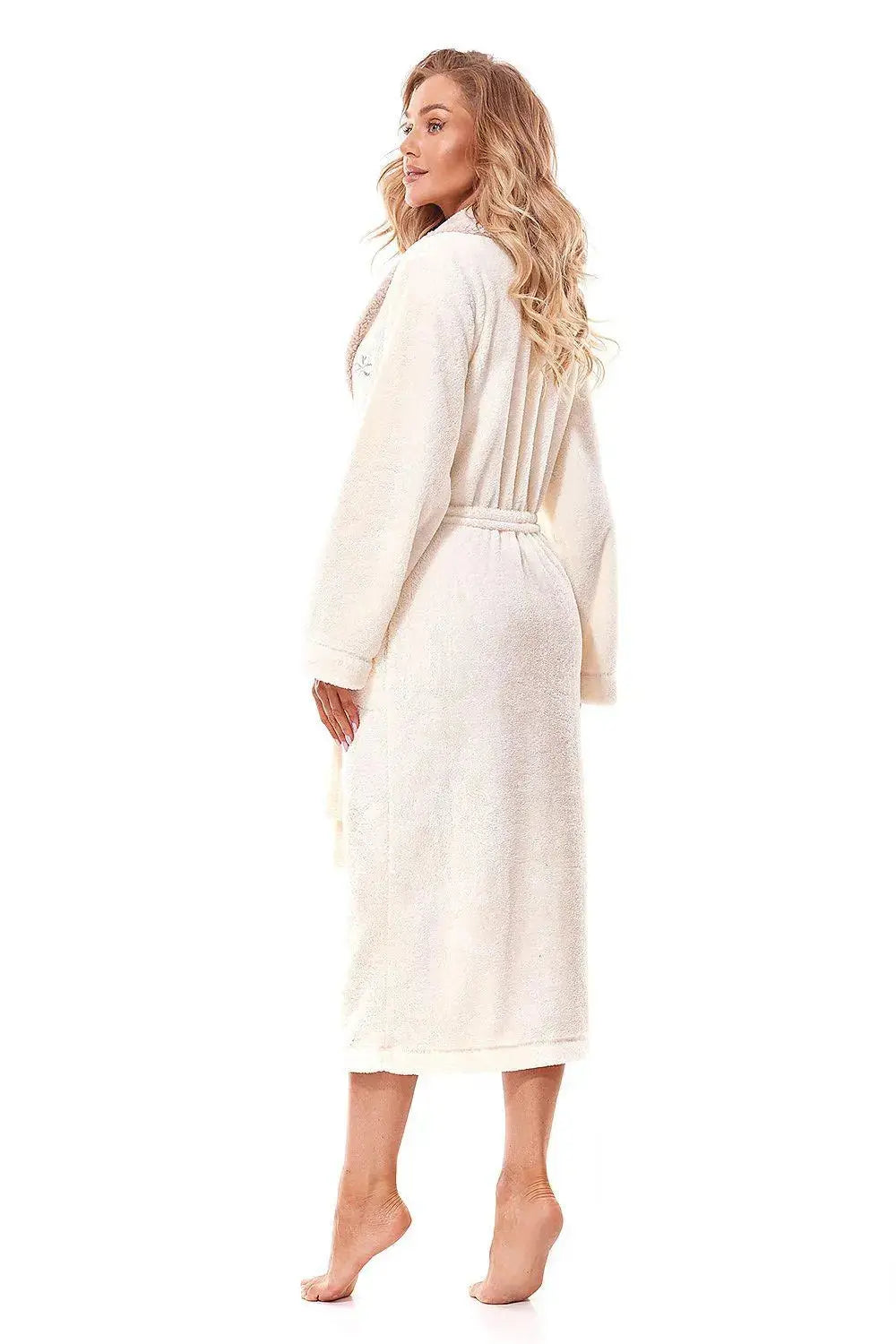 L&L collection soft knit fabric womens bathrobe  Adomoo