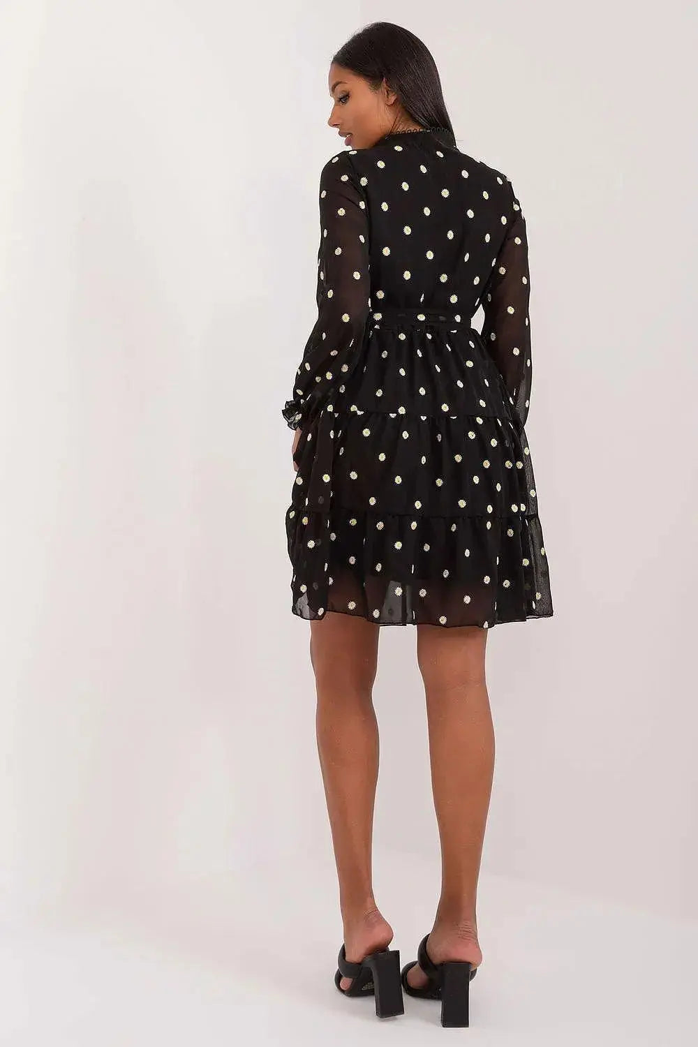 Lakerta elegance and comfort floral pattern cocktail dress  Adomoo