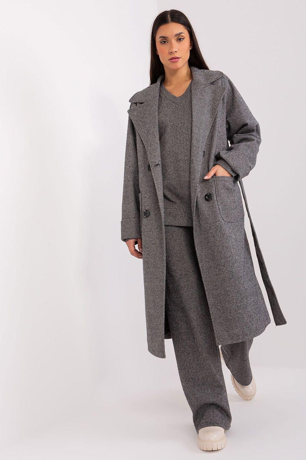 Lakerta elegant and classic transitional coat  Adomoo