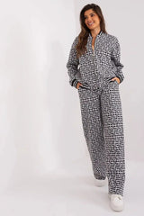 Lakerta zippered sweatshirt with pants  Adomoo