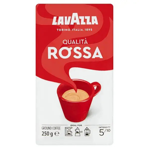 Lavazza Qualità Rossa Ground Coffee 250g (Case of 6)  Adomoo