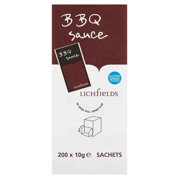 Lichfields BBQ Sauce Sachets 200 x 10g  Adomoo