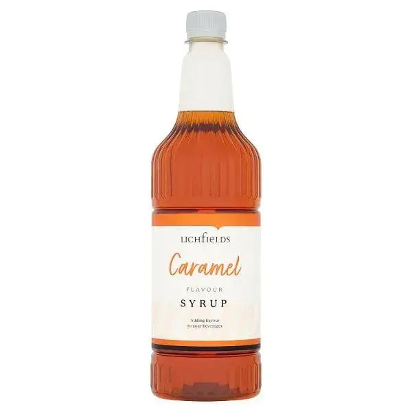 Lichfields Caramel Flavour Syrup 1 Litre  Adomoo