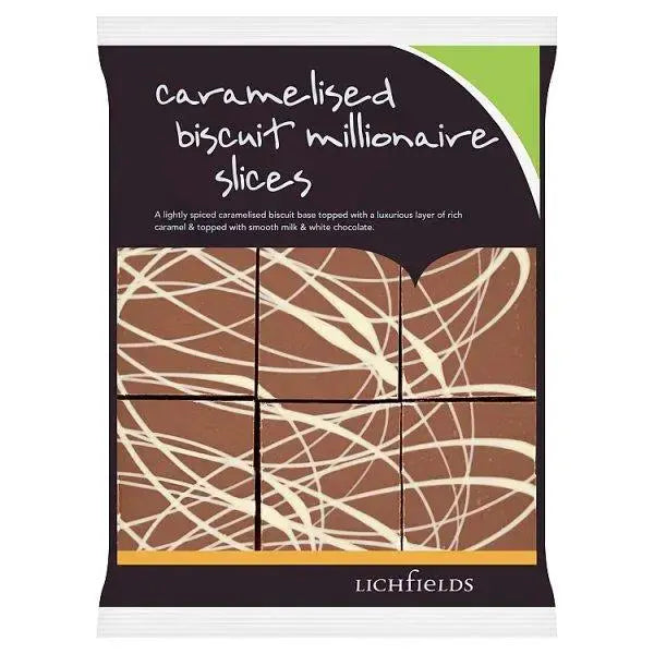 Lichfields Caramelised Biscuit Millionaire Slices 540g  Adomoo