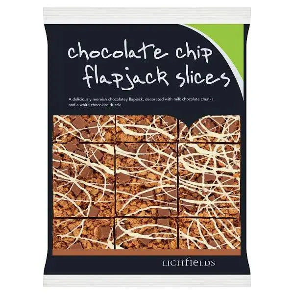 Lichfields Chocolate Chip Flapjack Slices 585g  Adomoo