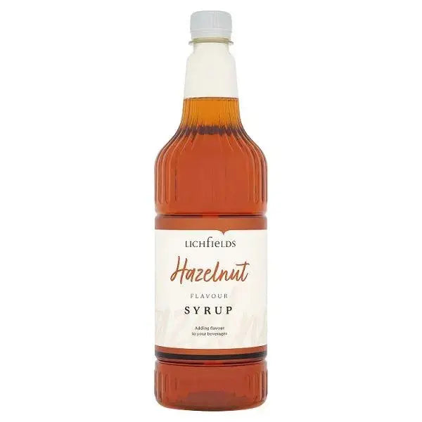 Lichfields Hazelnut Flavour Syrup 1 Litre  Adomoo