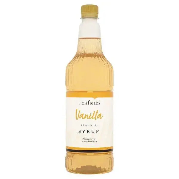 Lichfields Vanilla Flavour Syrup 1 Litre  Adomoo