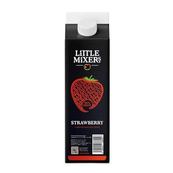 Little Mixers Super Premium Strawberry Puree 1ltr  Adomoo