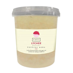 Lychee Popping Boba 870g - Pack Of 4  Adomoo