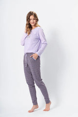 M-Max beautiful color pants and blouse womens pajamas  Adomoo