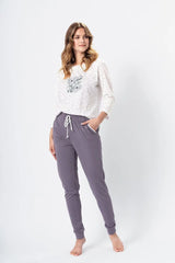 M-Max blouse and long-legged pants womens pajamas  Adomoo