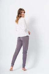 M-Max blouse and long-legged pants womens pajamas  Adomoo