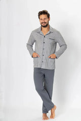 M-Max brightly colored unbuttoned men's pajamas  Adomoo