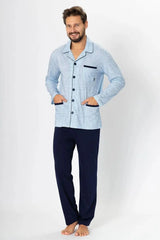 M-Max brightly colored unbuttoned men's pajamas  Adomoo