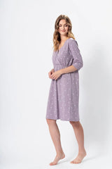 M-Max cappuccino color nightgown  Adomoo