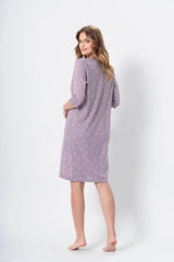 M-Max cappuccino color nightgown  Adomoo