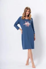 M-Max colorful print nightgown  Adomoo
