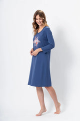 M-Max colorful print nightgown  Adomoo