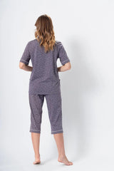 M-Max high quality blouse and half-pant womens pajamas  Adomoo