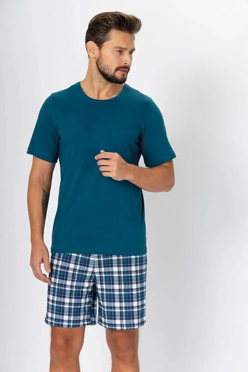 M-Max high quality cotton knit fabric men's pajamas  Adomoo