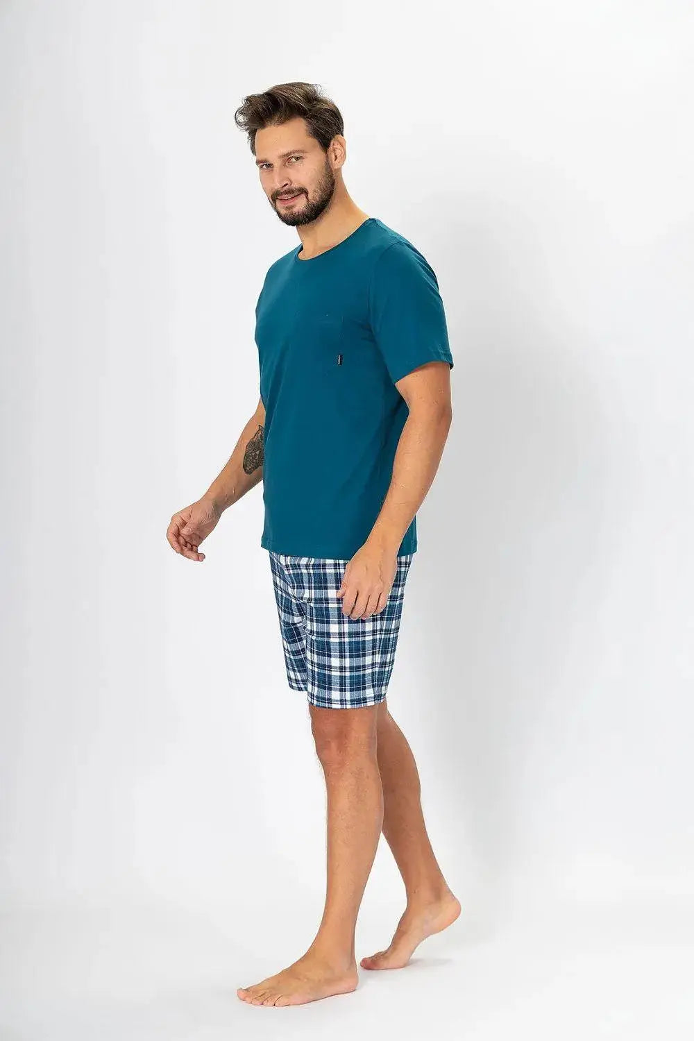 M-Max high quality cotton knit fabric men's pajamas  Adomoo