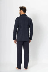 M-Max knitted fabric men's unbuttoned pajamas  Adomoo