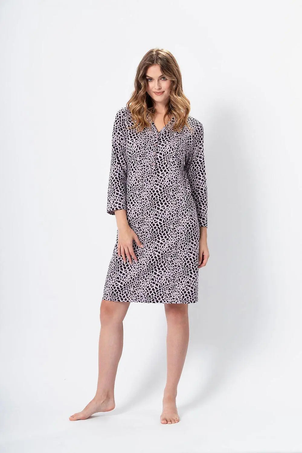 M-Max leopard pattern womens shirt  Adomoo