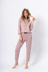M-Max pastel colors pants and blouse pajamas  Adomoo