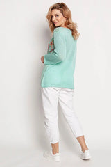 MKM floral print lightweight sweater  Adomoo