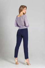 MKM knitted finest lace blouse  Adomoo