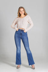 MKM plaid patterns short sweater  Adomoo