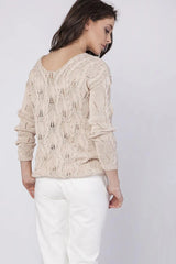 MKM sporty elegance stylizations knitted sweatshirt  Adomoo