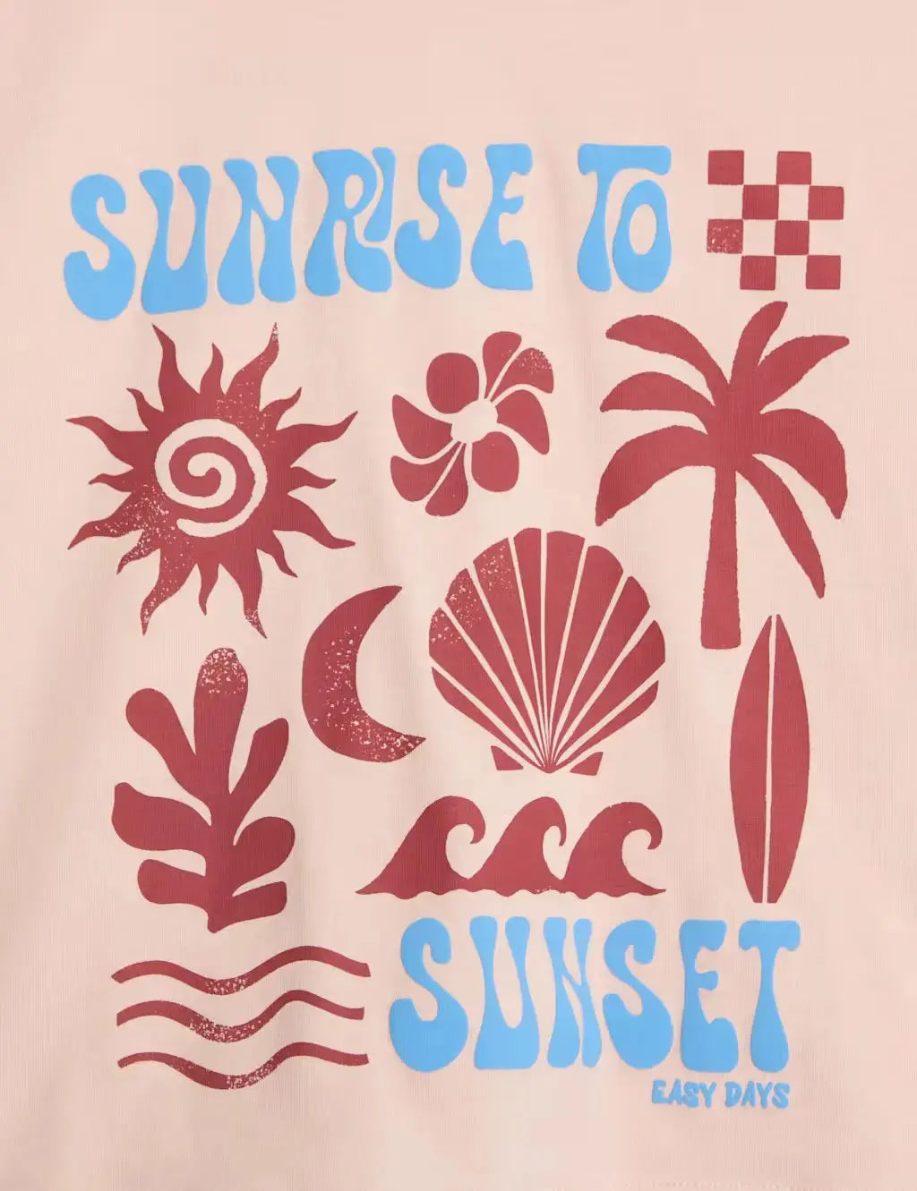 M&S Cotton Rich Sunrise to Sunset T-Shirt (6-16 Yrs)  Adomoo