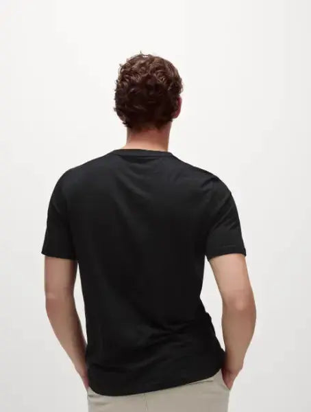 Regular Fit Pure Cotton Crew Neck T-Shirt  Adomoo