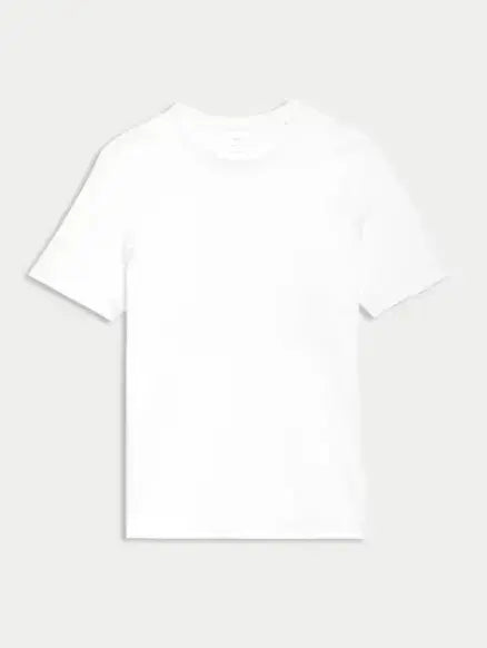 Regular Fit Pure Cotton Crew Neck T-Shirt  Adomoo