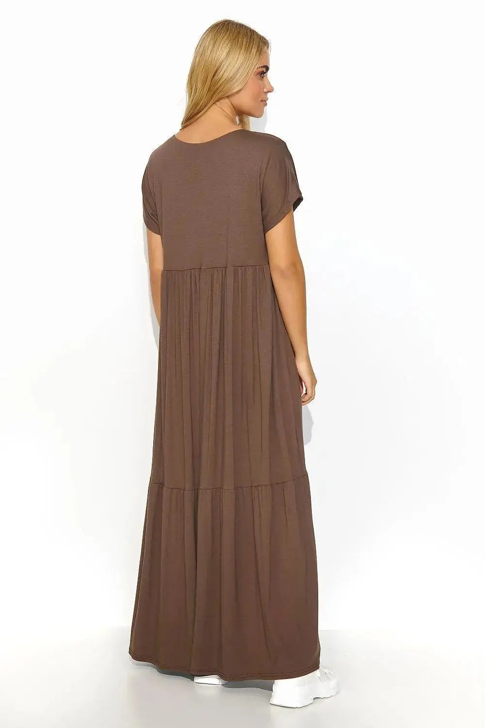 Makadamia airy, casual and fashionable maxi dress  Adomoo