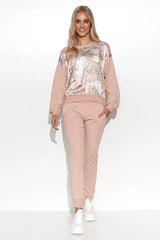 Makadamia beautiful printed womens tracksuit  Adomoo