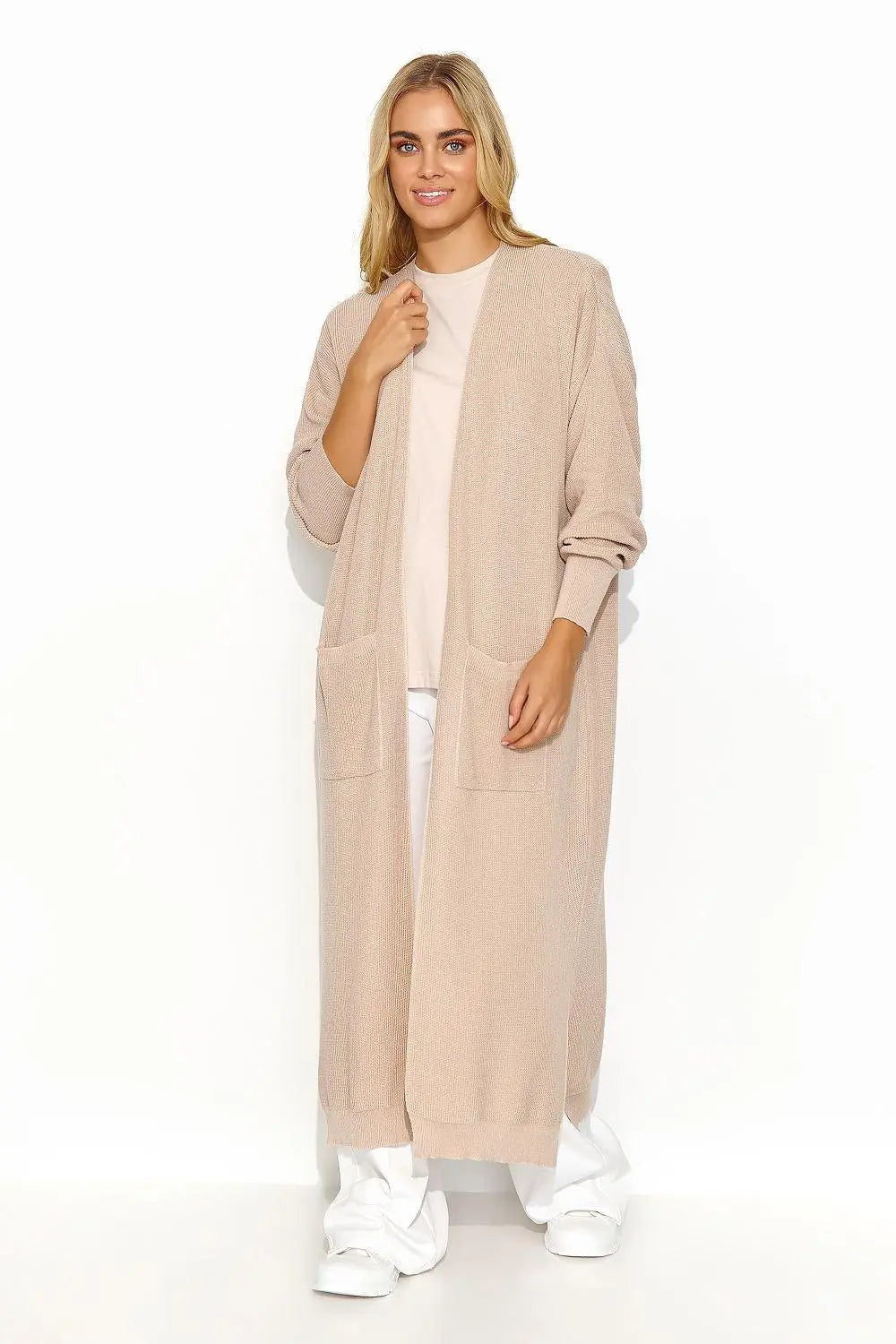 Makadamia long unbuttoned cardigan  Adomoo