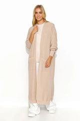 Makadamia long unbuttoned cardigan  Adomoo