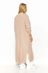 Makadamia long unbuttoned cardigan  Adomoo